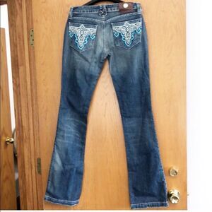 Antik denim boot cut embroidered pocket jeans NWOT Size 27